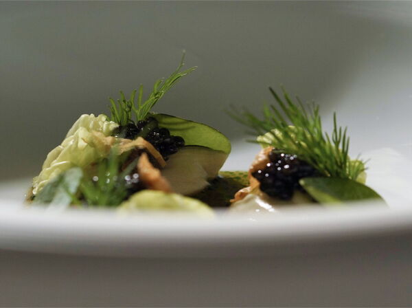 Innovative Kreation Stuttgarter Spitzengastronomie